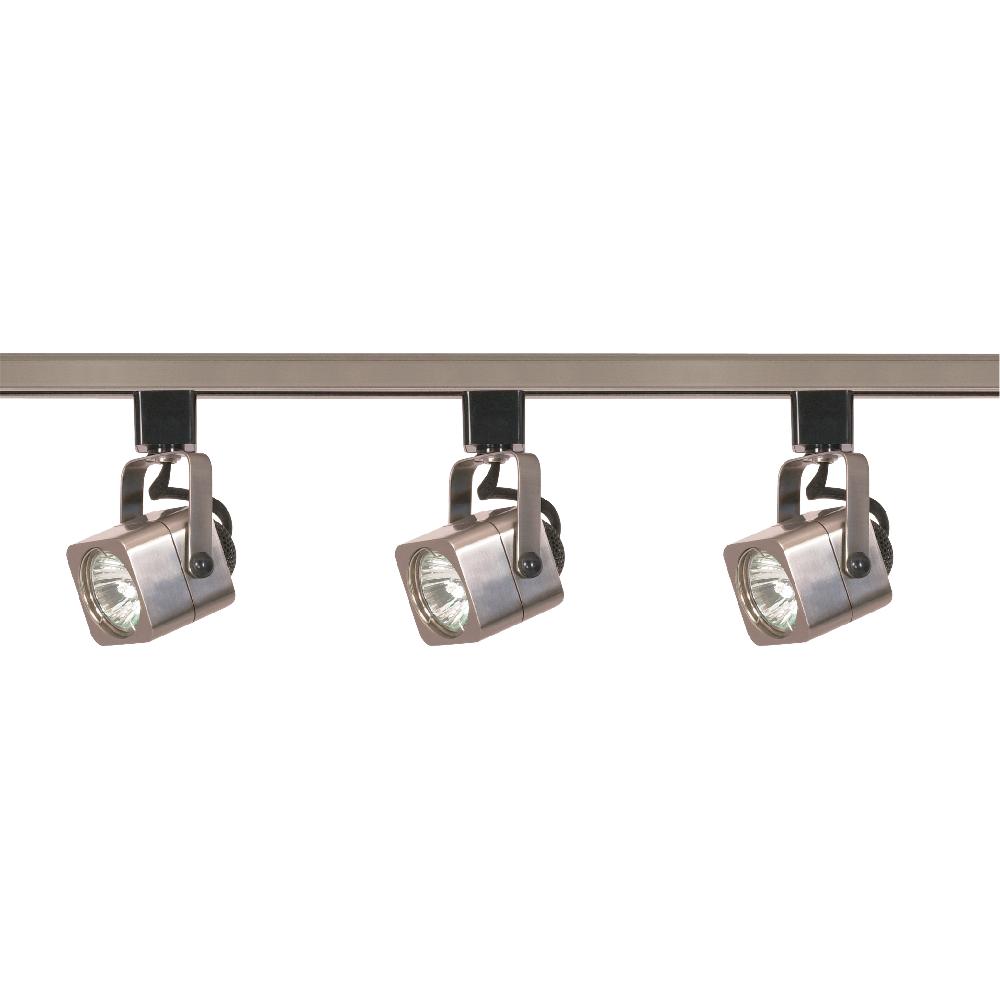nuvo lighting Brentwood 3 Light Brushed Nickel Track Lighting Ceiling Light