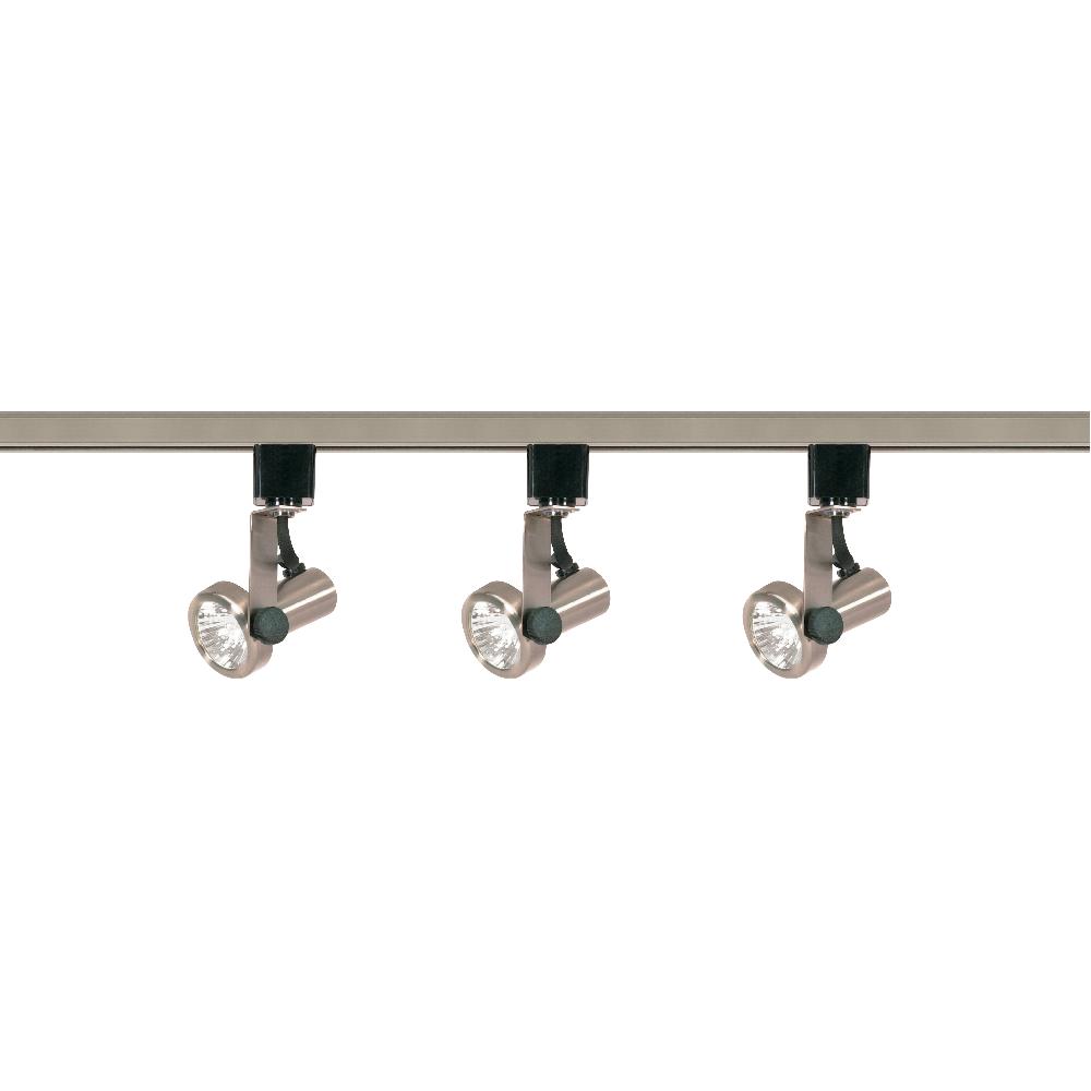 nuvo lighting Brentwood 3 Light Brushed Nickel Track Lighting Ceiling Light