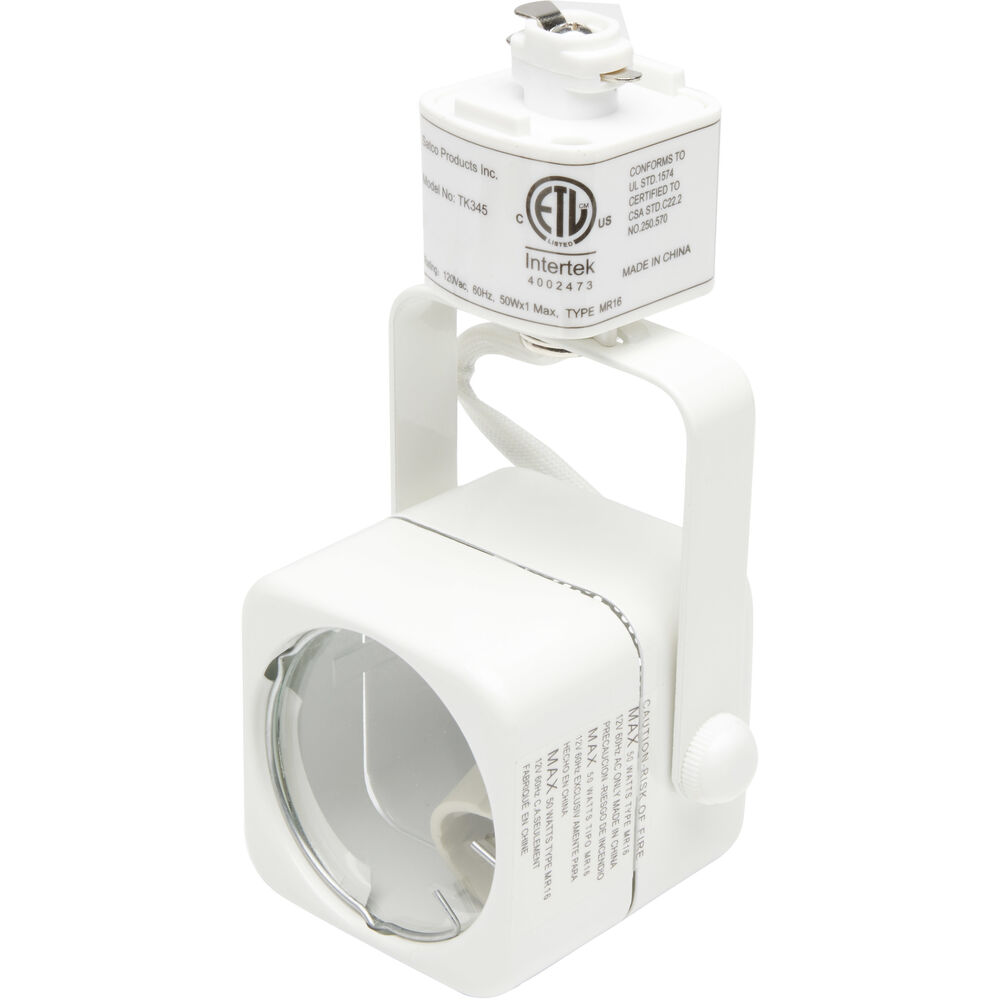 Nuvo Lighting Brentwood 3 Light White Track Lighting Ceiling Light