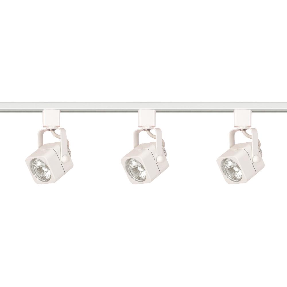 nuvo lighting Brentwood 3 Light White Track Lighting Ceiling Light