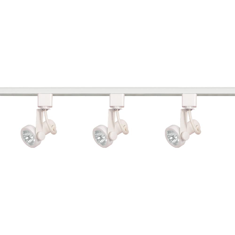 nuvo lighting Brentwood 3 Light White Track Lighting Ceiling Light