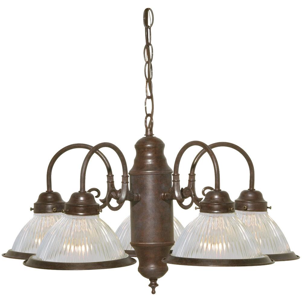 Nuvo Lighting Brentwood 5 Light 22 Inch Old Bronze Chandelier Ceiling Light