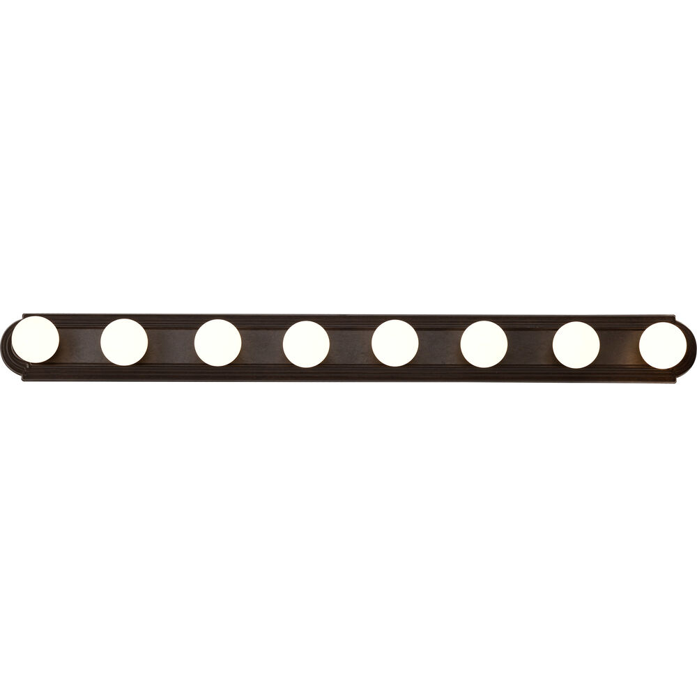 Nuvo Lighting Brentwood 8 Light 48 Inch Mahogany Bronze Vanity Light Wall Light