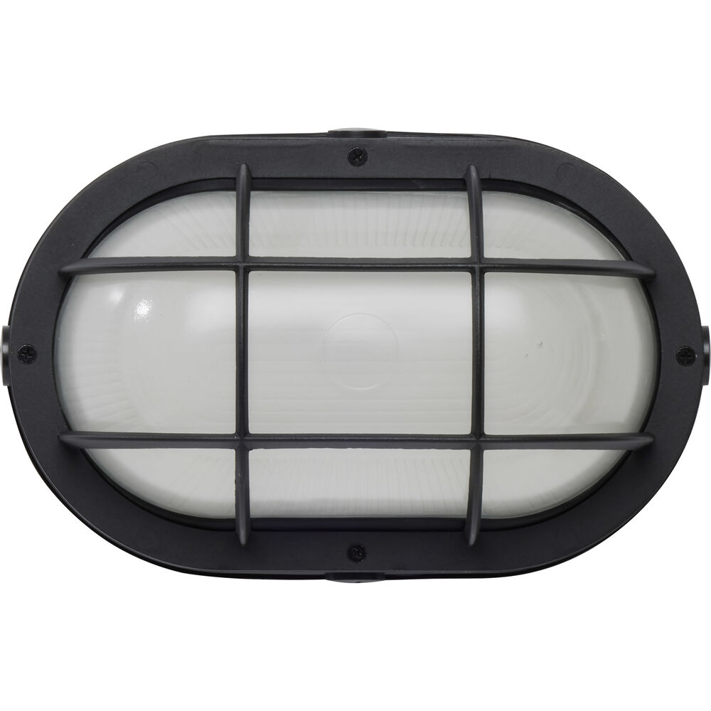 Nuvo Lighting Brentwood LED 11 Inch Black Outdoor Bulk Head
