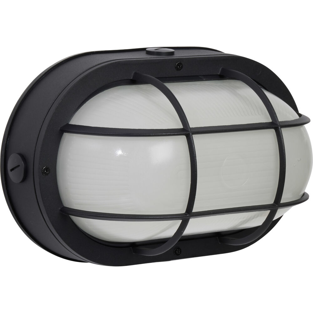 Nuvo Lighting Brentwood LED 11 Inch Black Outdoor Bulk Head