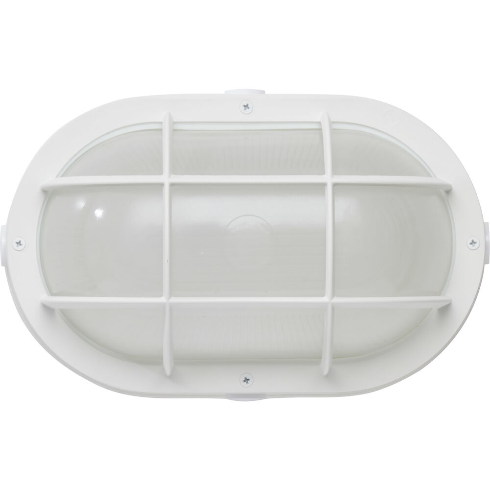 Nuvo Lighting Brentwood LED 11 Inch White Outdoor Bulk Head