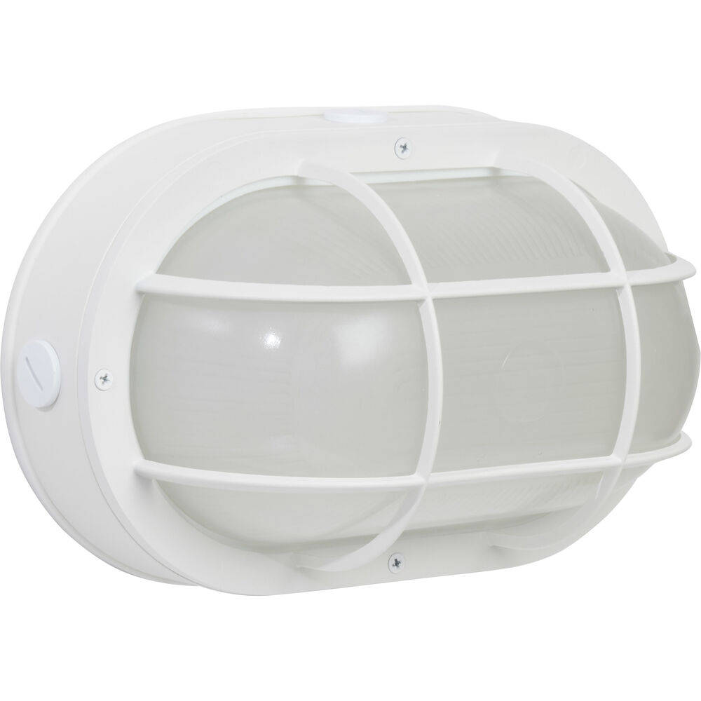 Nuvo Lighting Brentwood LED 11 Inch White Outdoor Bulk Head