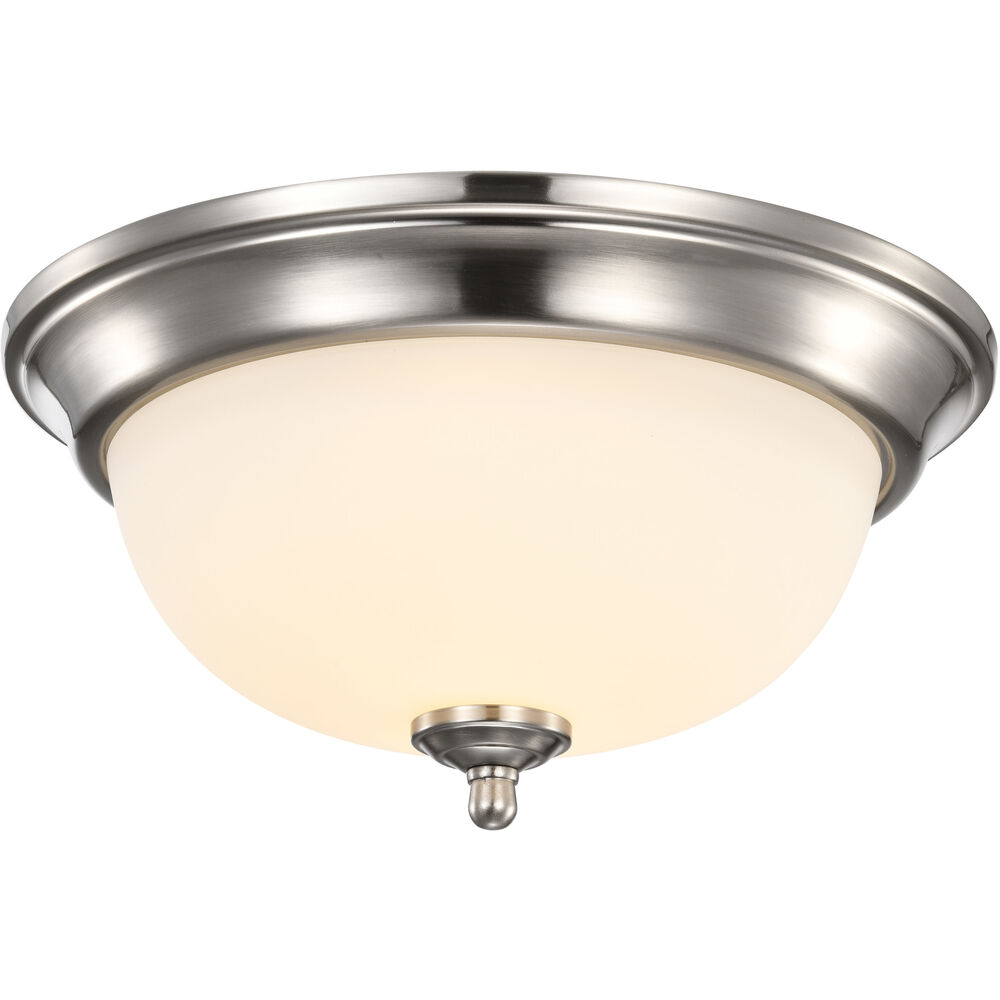 Nuvo Lighting Brentwood LED 13 Inch Brushed Nickel LED Flush Mount Ceiling Light