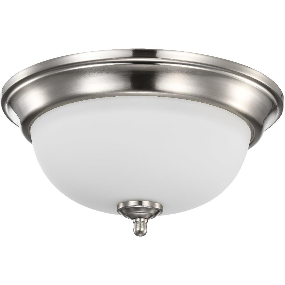 nuvo lighting Brentwood LED 13 inch Brushed Nickel LED Flush Mount Ceiling Light