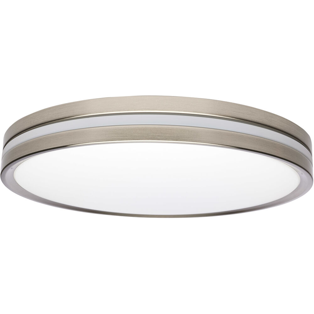 Nuvo Lighting Brentwood LED 14.37 Inch Brushed Nickel Close-to-Ceiling Ceiling Light