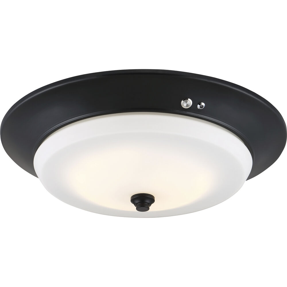 Nuvo Lighting Brentwood LED 15 Inch Aged Bronze Flush Mount Ceiling Light