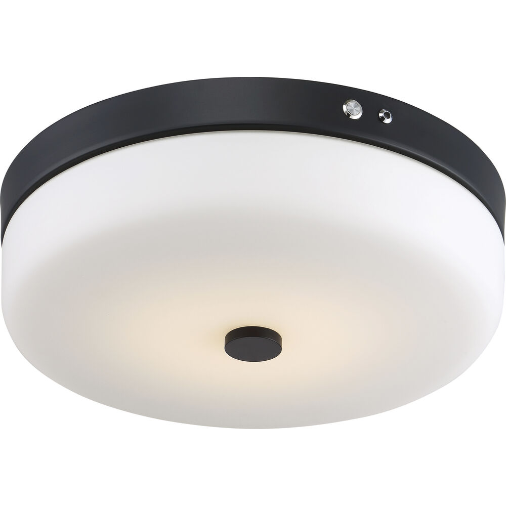 Nuvo Lighting Brentwood LED 15 Inch Aged Bronze Flush Mount Ceiling Light