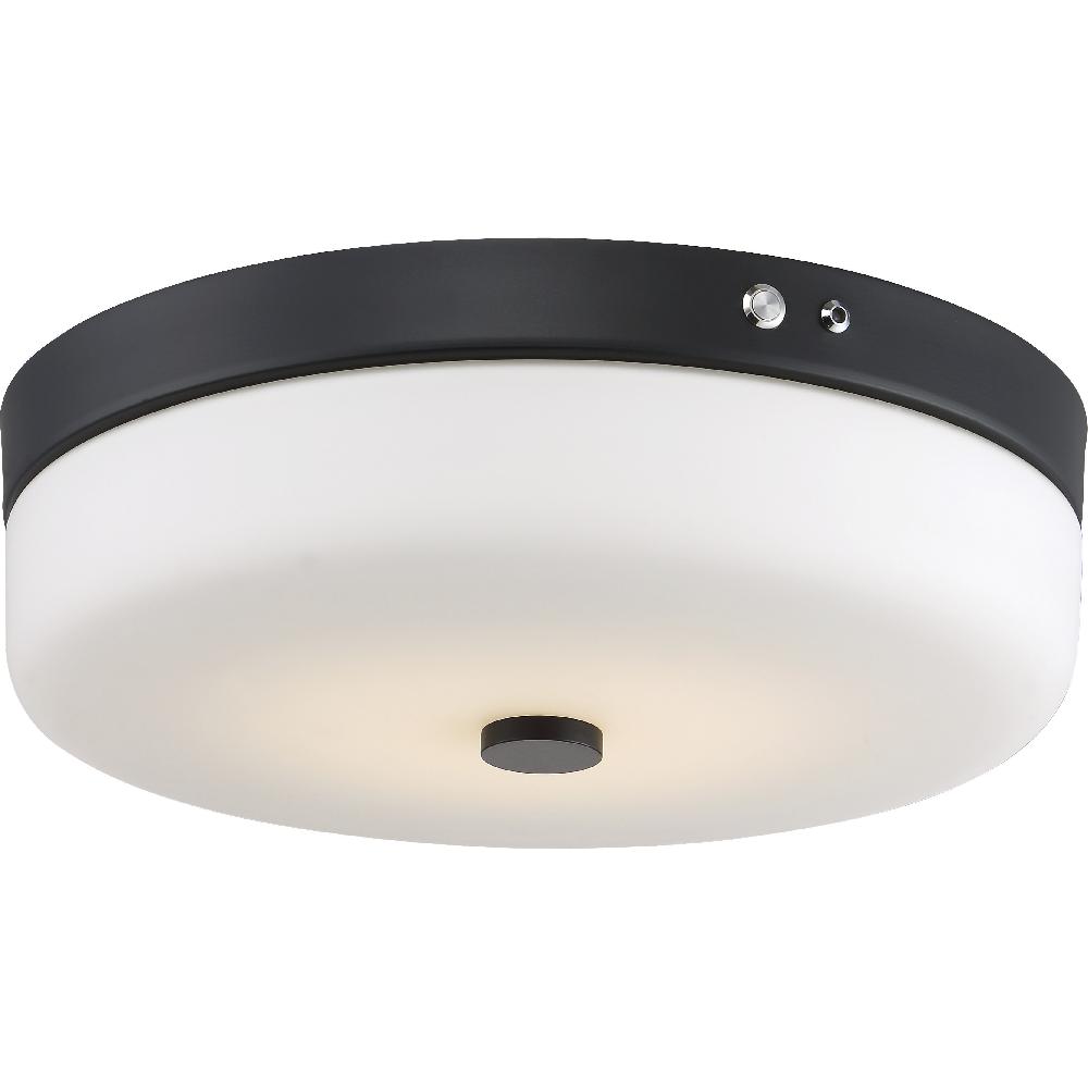 nuvo lighting Brentwood LED 15 inch Aged Bronze Flush Mount Ceiling Light
