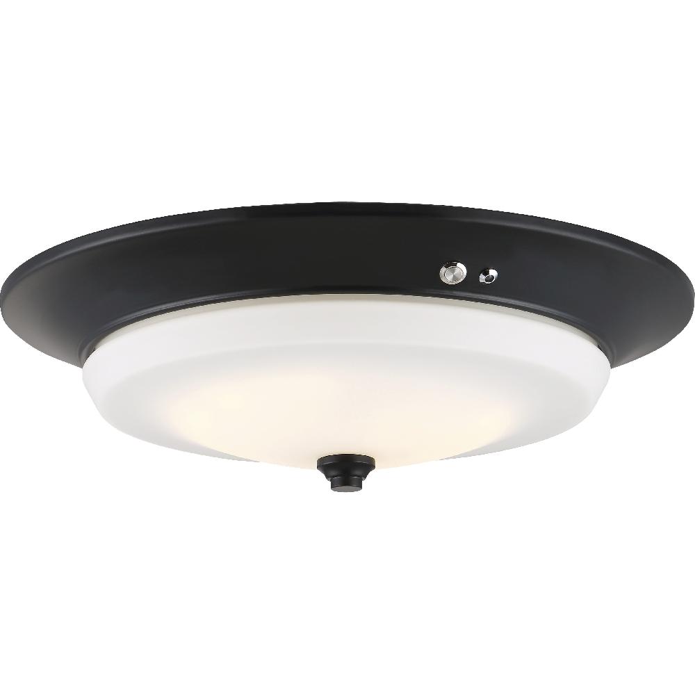 nuvo lighting Brentwood LED 15 inch Aged Bronze Flush Mount Ceiling Light