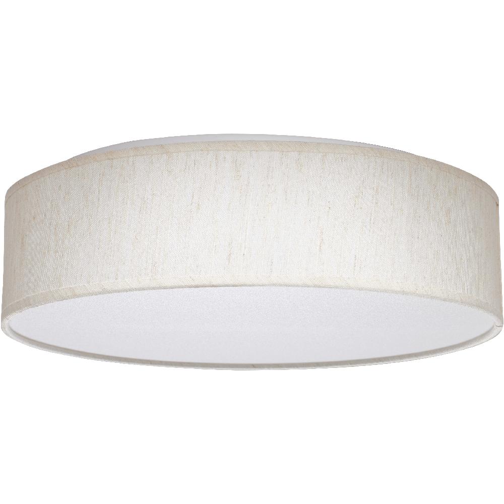 nuvo lighting Brentwood LED 15 inch Beige Fabric Flush Mount Ceiling Light