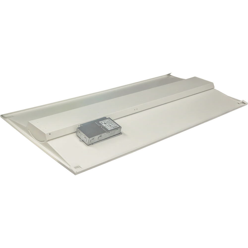 Nuvo Lighting Brentwood LED 24 Inch White Troffer Ceiling Light Center Basket