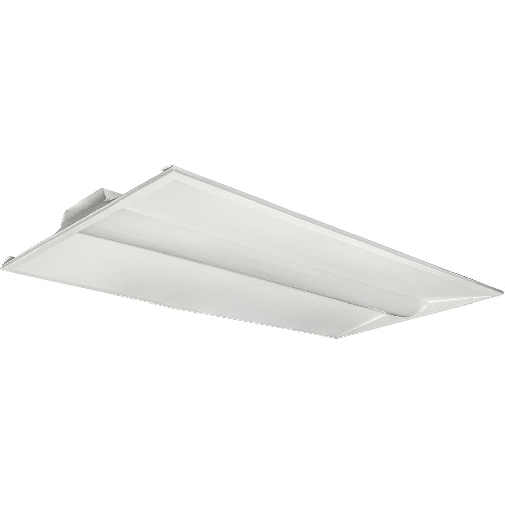 nuvo lighting Brentwood LED 24 inch White Troffer Ceiling Light Center Basket