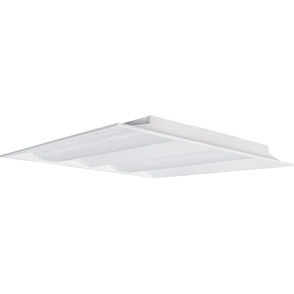 nuvo lighting Brentwood LED 24 inch White Troffer Ceiling Light Double Basket