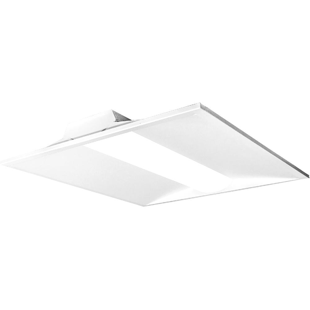 nuvo lighting Brentwood LED 24 inch White Troffer Ceiling Light Center Basket