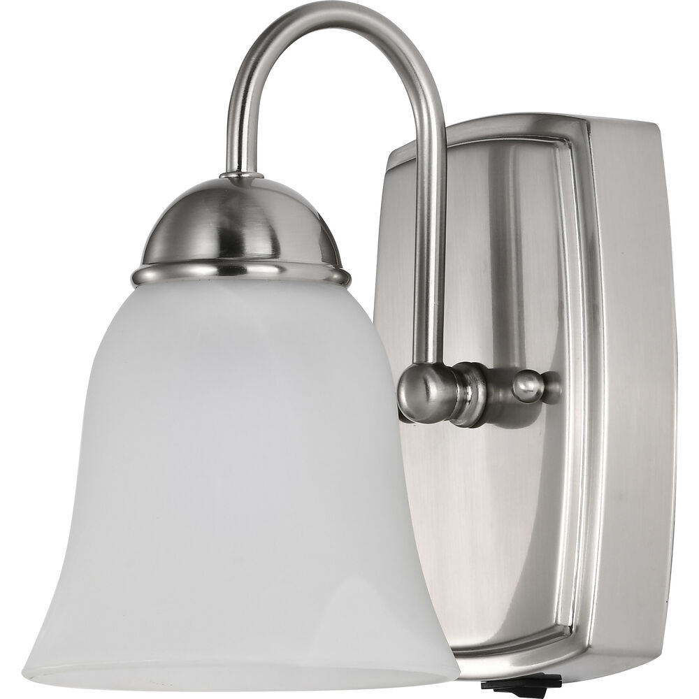 Nuvo Lighting Brentwood LED 5 Inch Brushed Nickel Wall Sconce Wall Light