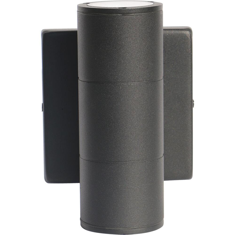 Nuvo Lighting Brentwood LED 7 Inch Black Outdoor Wall Sconce Small