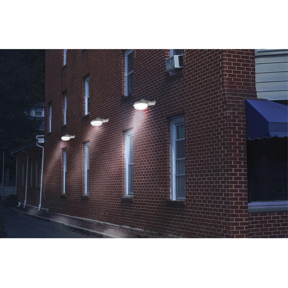 Nuvo Lighting Brentwood LED 7 Inch Gray Outdoor Area Light