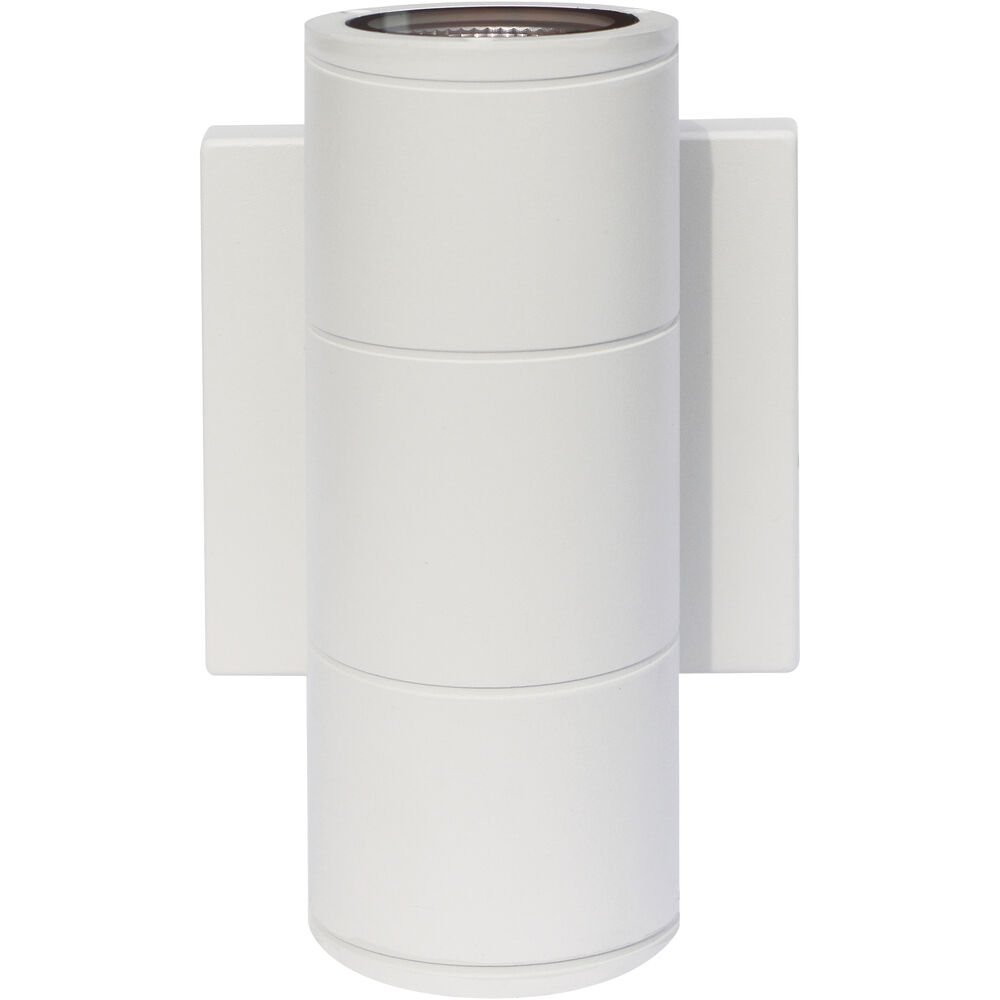 Nuvo Lighting Brentwood LED 7 Inch White Outdoor Wall Sconce Small