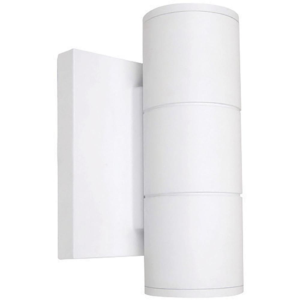 nuvo lighting Brentwood LED 7 inch White Outdoor Wall Sconce Small