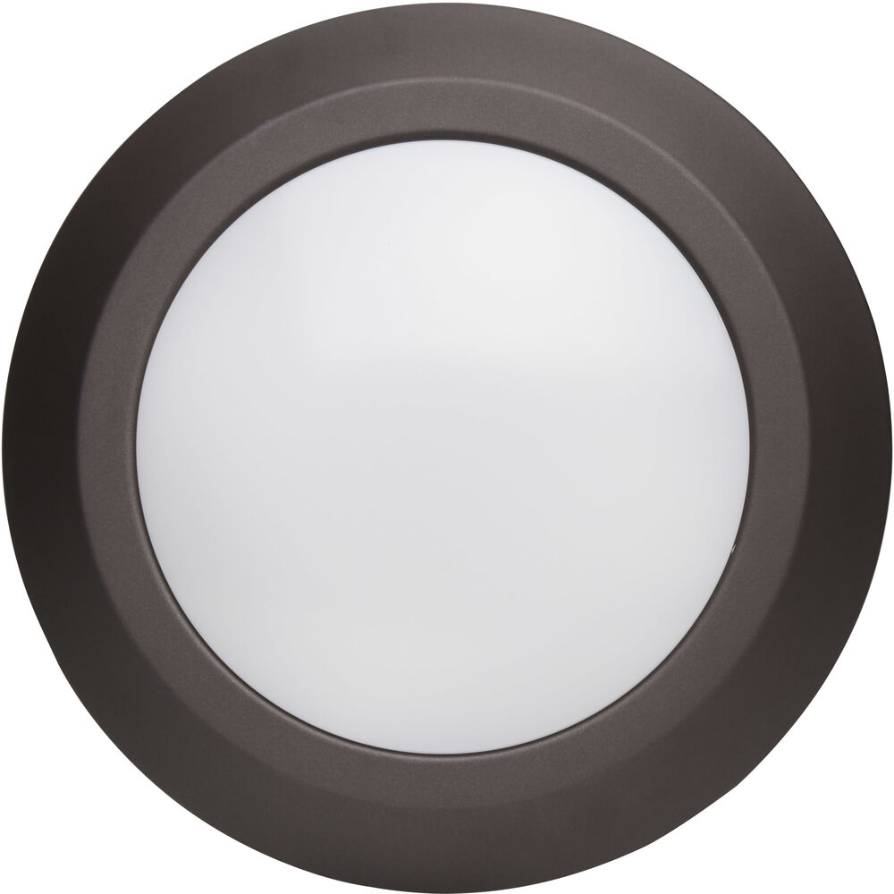 Nuvo Lighting Brentwood LED 9.84 Inch Mahogany Bronze Flush Mount Ceiling Light