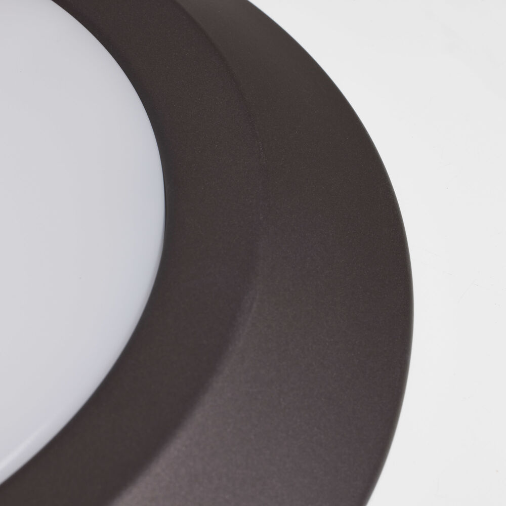 Nuvo Lighting Brentwood LED 9.84 Inch Mahogany Bronze Flush Mount Ceiling Light