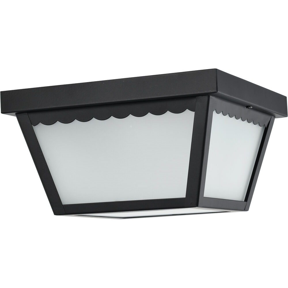 Nuvo Lighting Brentwood LED 9 Inch Black Outdoor Flush Mount