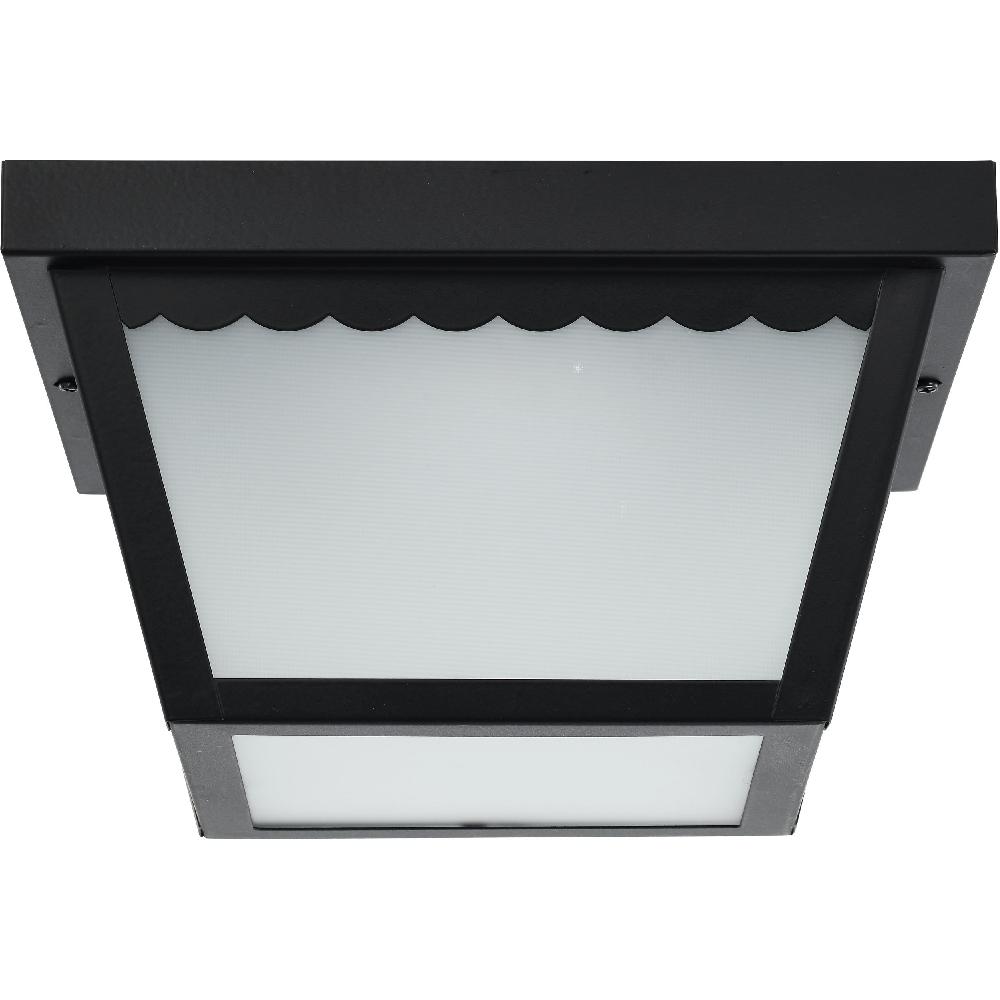 nuvo lighting Brentwood LED 9 inch Black Outdoor Flush Mount
