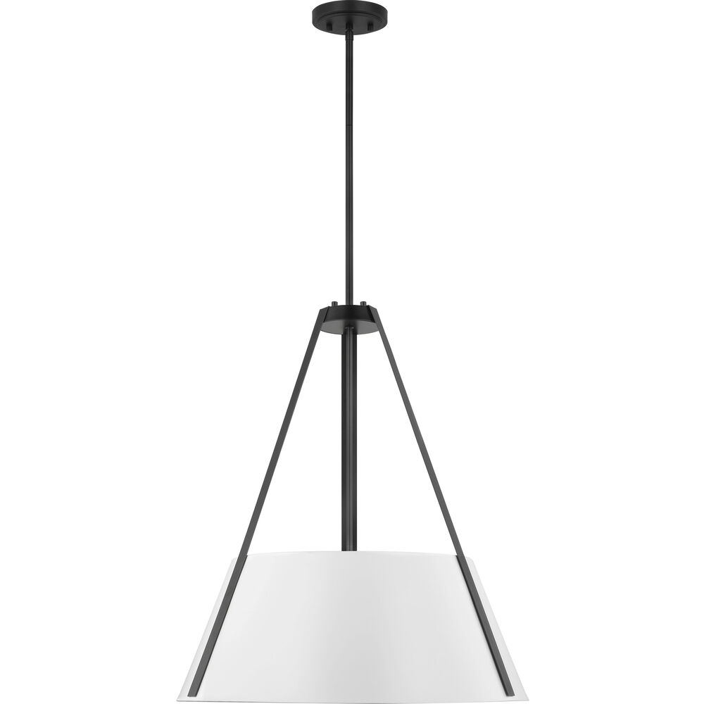 Nuvo Lighting Brewster 3 Light 22 Inch Black Pendant Ceiling Light