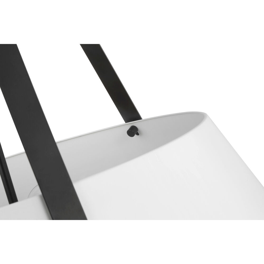 Nuvo Lighting Brewster 3 Light 22 Inch Black Pendant Ceiling Light