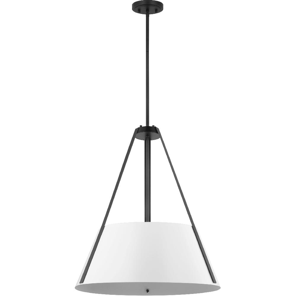 nuvo lighting Brewster 3 Light 22 inch Black Pendant Ceiling Light