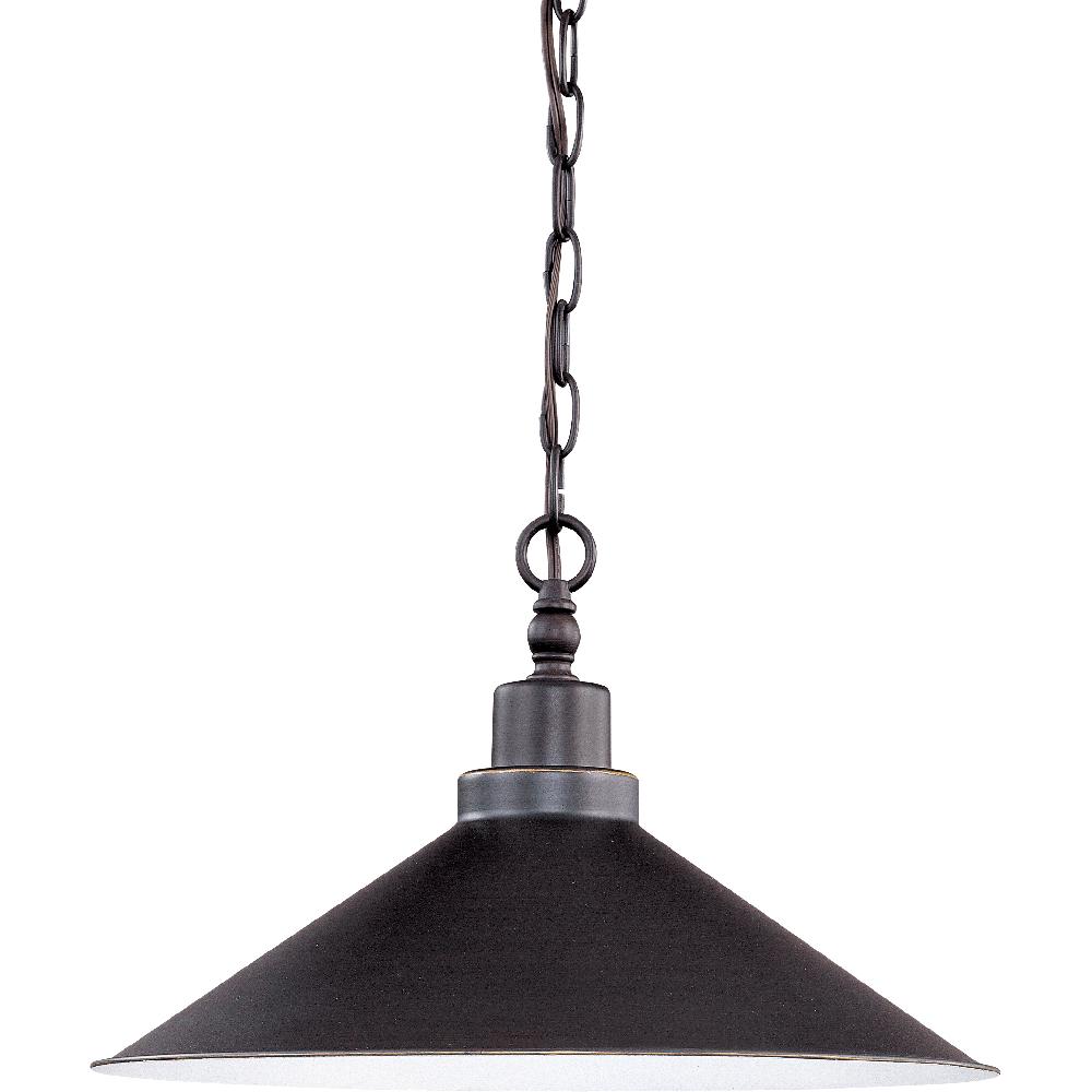 nuvo lighting Bridgeview 1 Light 16 inch Mission Dust Bronze Pendant Ceiling Light
