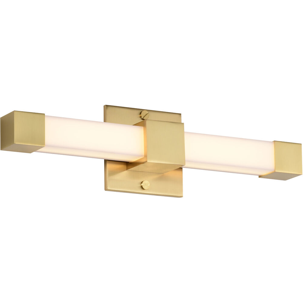 Nuvo Lighting Brightwyn LED 16 Inch Brushed Brass Vanity Wall Light