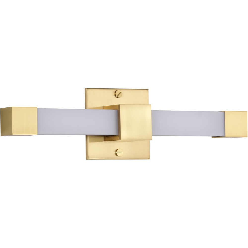 Nuvo Lighting Brightwyn LED 16 Inch Brushed Brass Vanity Wall Light