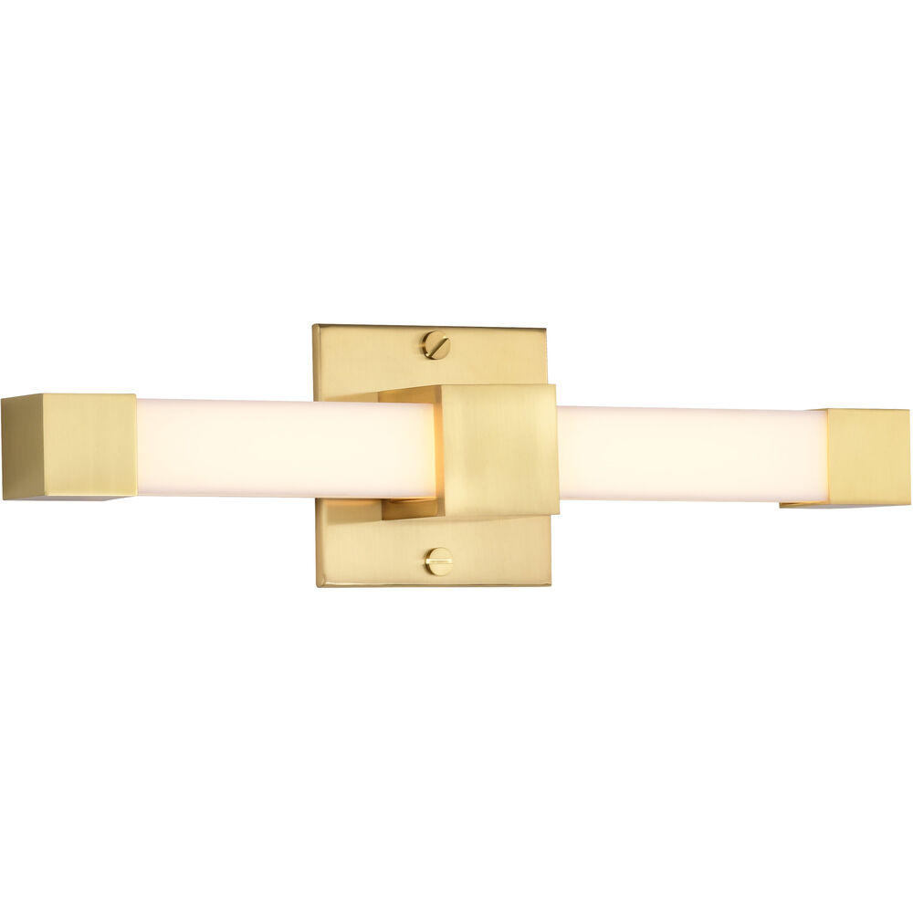 Nuvo Lighting Brightwyn LED 16 Inch Brushed Brass Vanity Wall Light