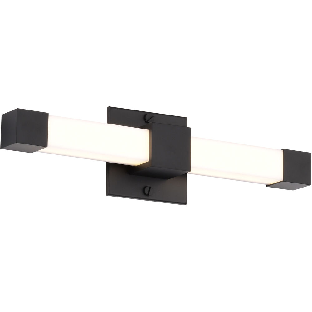 Nuvo Lighting Brightwyn LED 16 Inch Matte Black Vanity Wall Light
