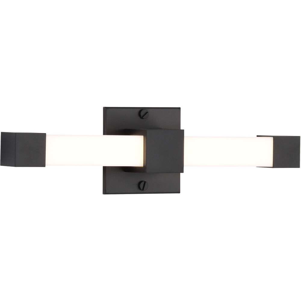 Nuvo Lighting Brightwyn LED 16 Inch Matte Black Vanity Wall Light