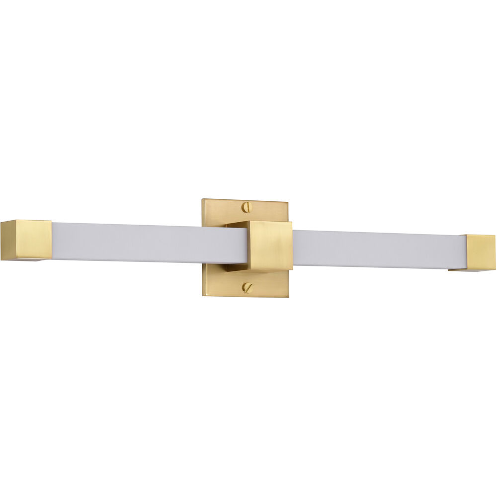 Nuvo Lighting Brightwyn LED 24 Inch Brushed Brass Vanity Wall Light