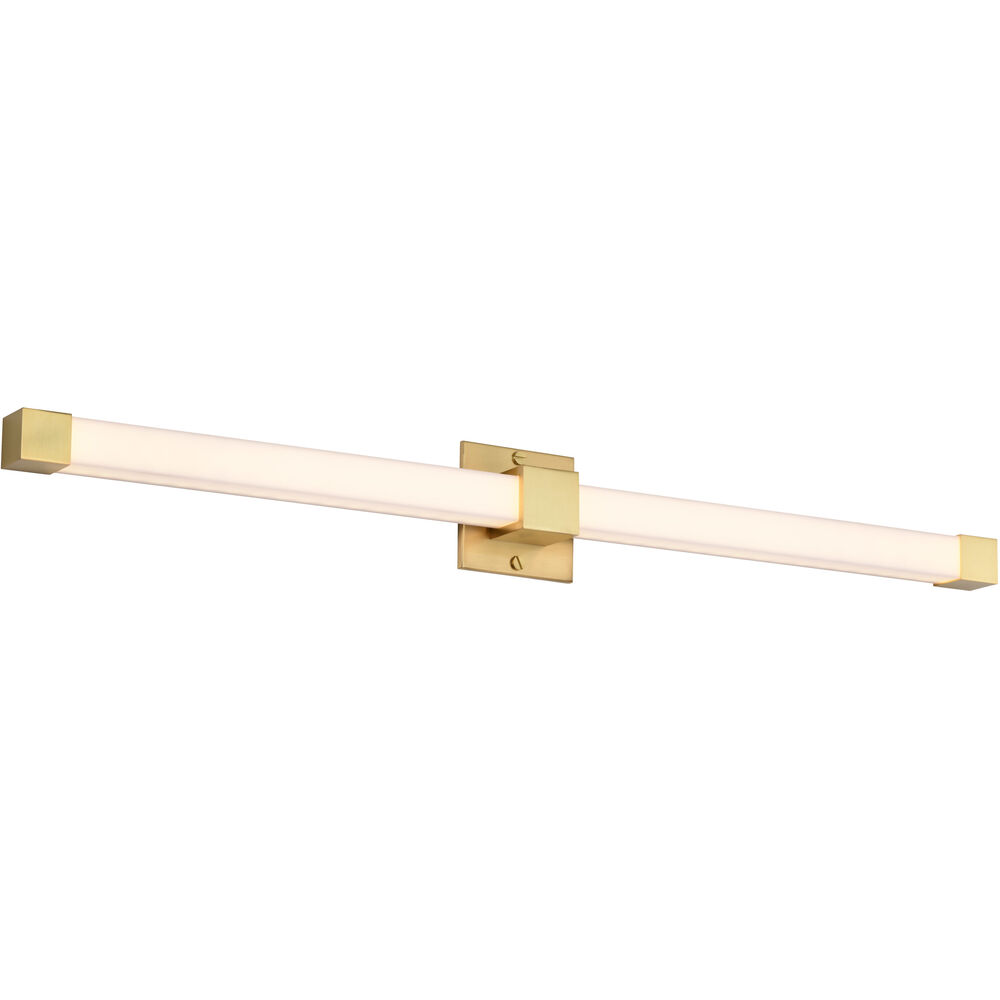 Nuvo Lighting Brightwyn LED 35 Inch Brushed Brass Vanity Wall Light