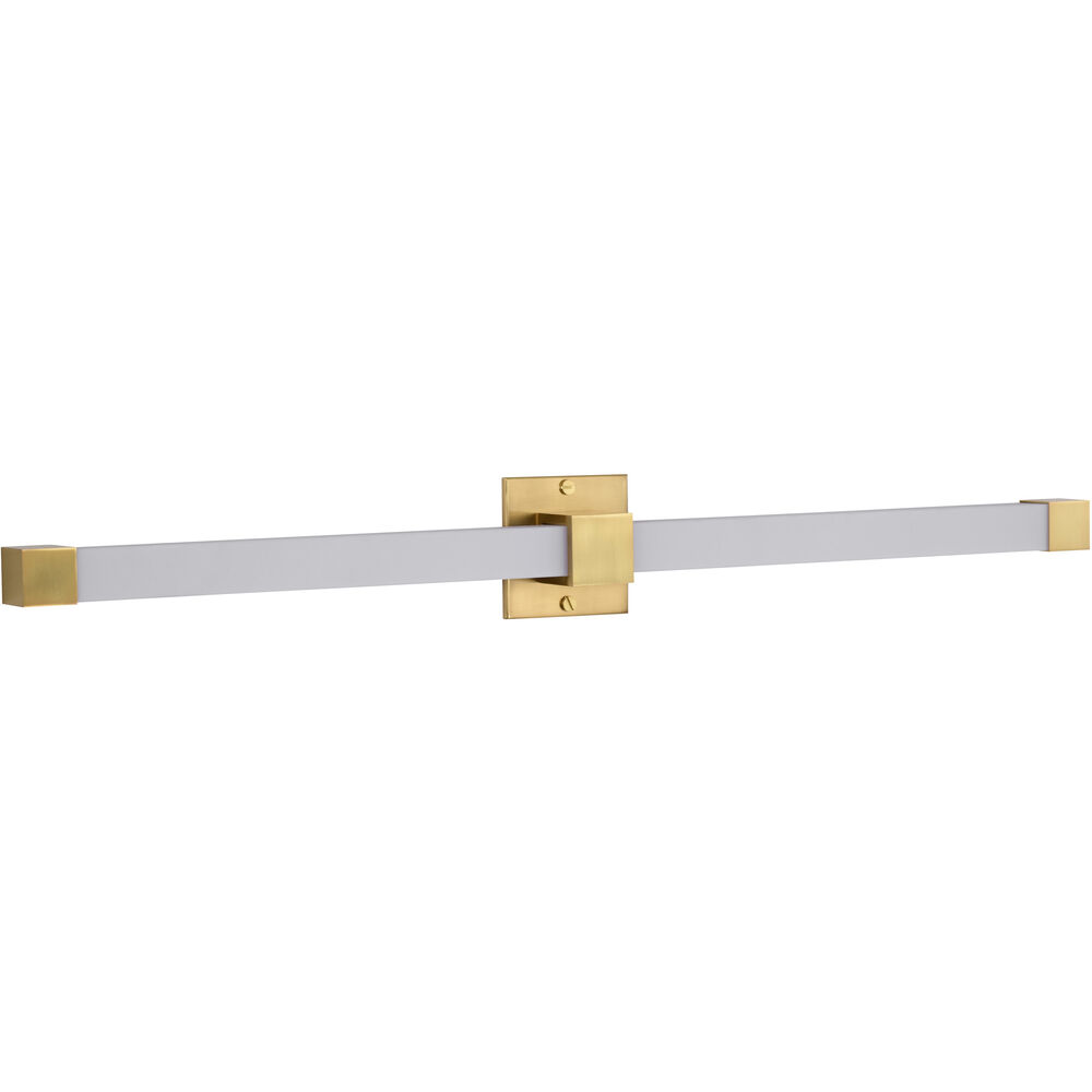 Nuvo Lighting Brightwyn LED 35 Inch Brushed Brass Vanity Wall Light