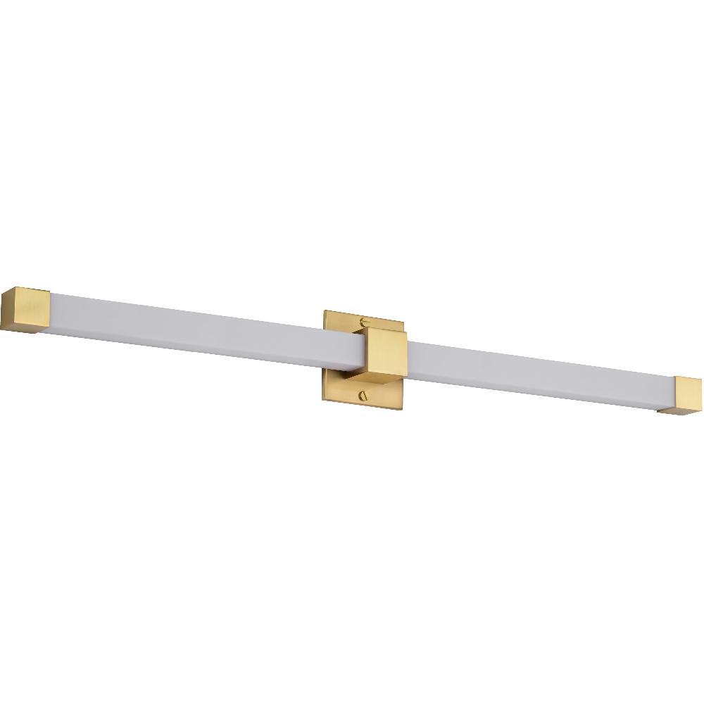 nuvo lighting Brightwyn LED 35 inch Brushed Brass Vanity Wall Light
