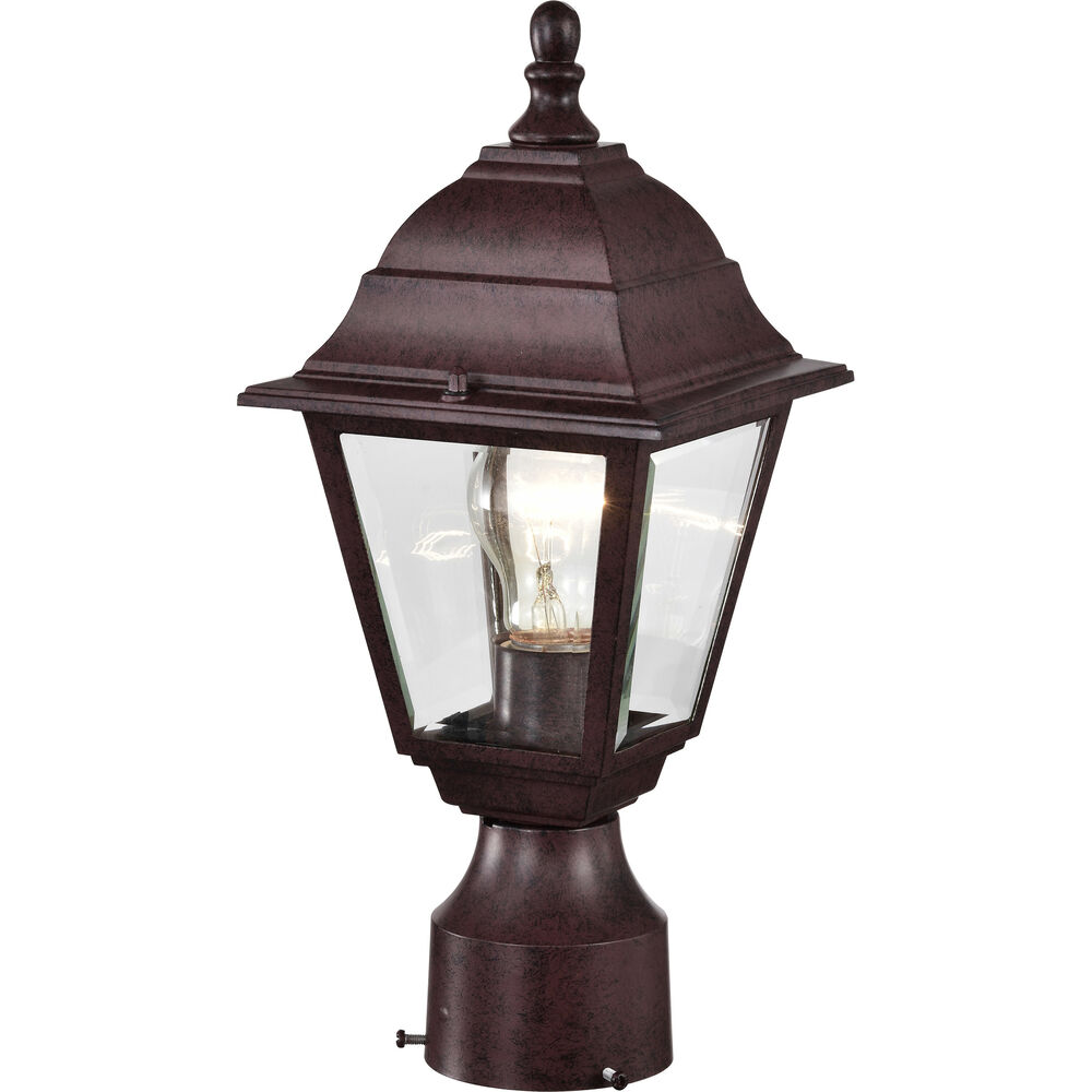 Nuvo Lighting Briton 1 Light 14 Inch Old Bronze Outdoor Post Lantern