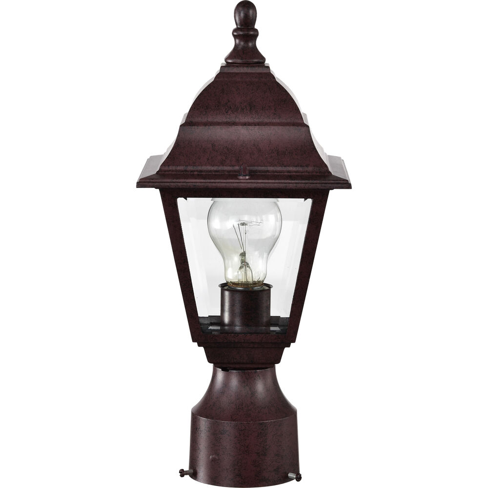 Nuvo Lighting Briton 1 Light 14 Inch Old Bronze Outdoor Post Lantern