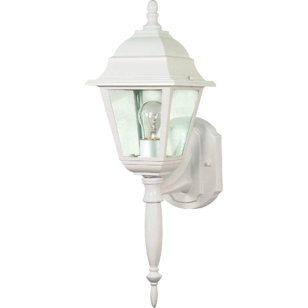nuvo lighting Briton 1 Light 18 inch White Outdoor Wall Lantern