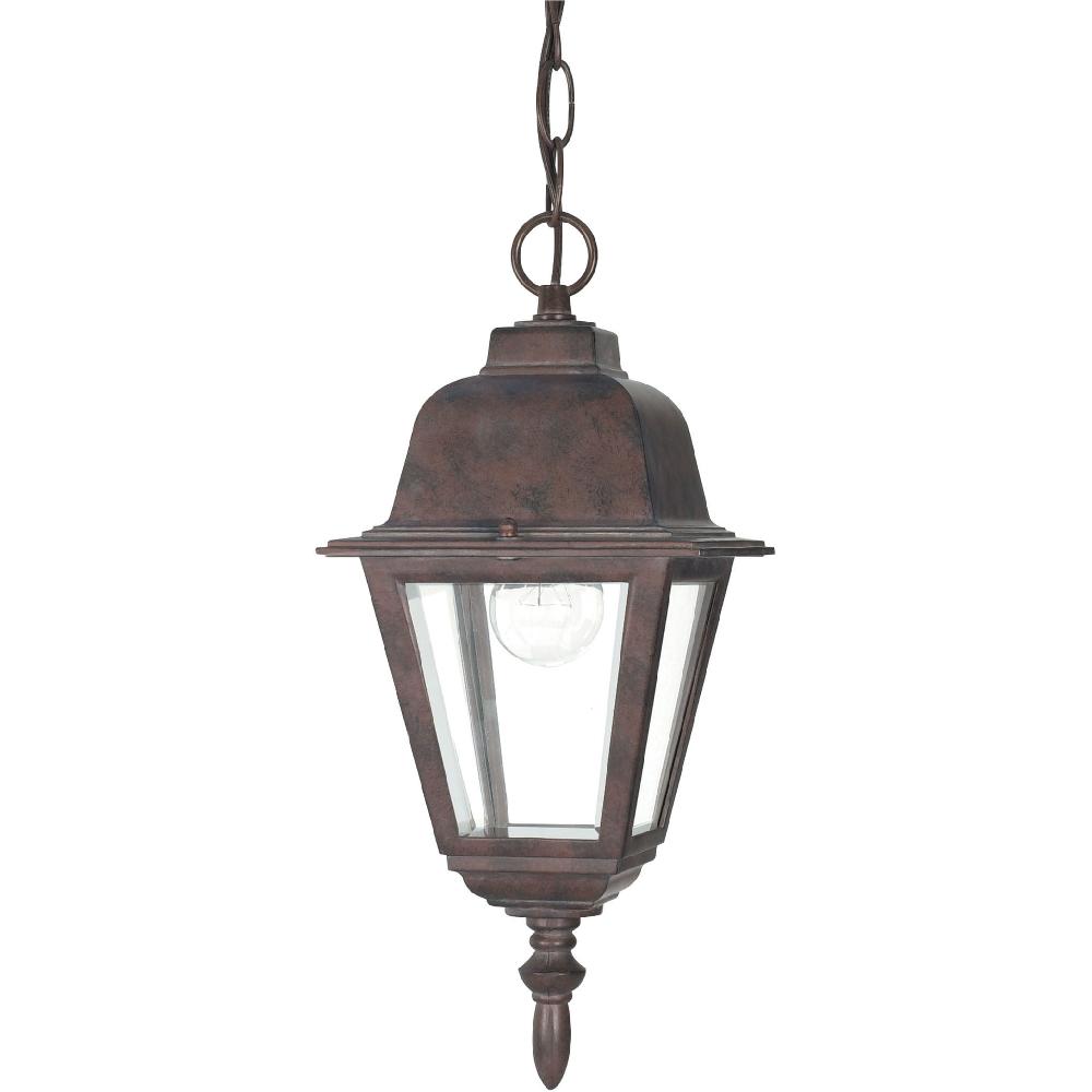 nuvo lighting Briton 1 Light 6 inch Old Bronze Outdoor Hanging Lantern
