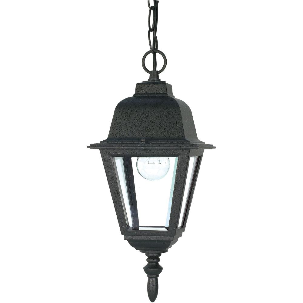 nuvo lighting Briton 1 Light 6 inch Textured Black Outdoor Hanging Lantern